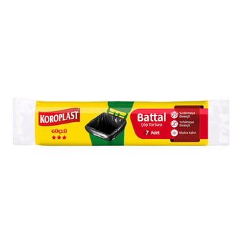 Koroplast Çöp Torbası Battal Boy 7'li 72x90cm