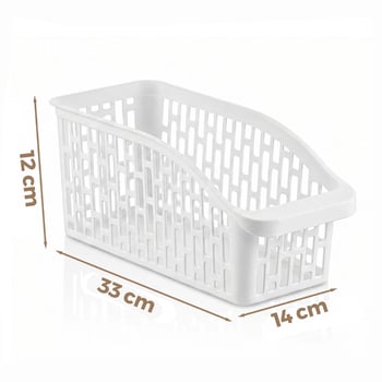 Urve Ur-3562 ( 33x12x14cm ) ( Beyaz ) ( Düzenleyici ) Plastik Çok Amaçlı Organizer