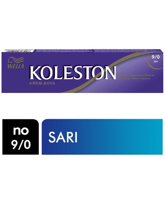 Koleston Saç Boyası Tüp No 9/0 Sarı