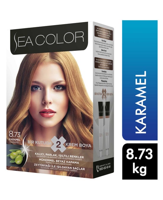 Sea Color Saç Boyası 8.73 Karamel