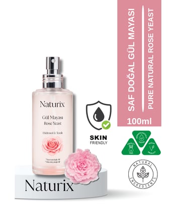 Naturix Gül Mayası Aydınlatıcı & Gözenek Sıkılaştırıcı Tonik Cilt Bakımı Yüz Tonik 100 ml
