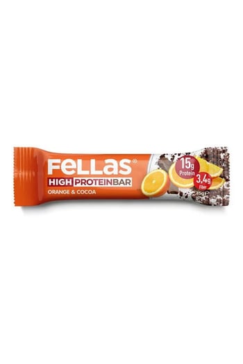 Fellas Yüksek Protein Bar - Portakal & Kakao 45g
