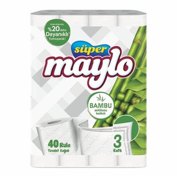 Maylo Süper Bambu 40'lı Tuvalet Kağıdı