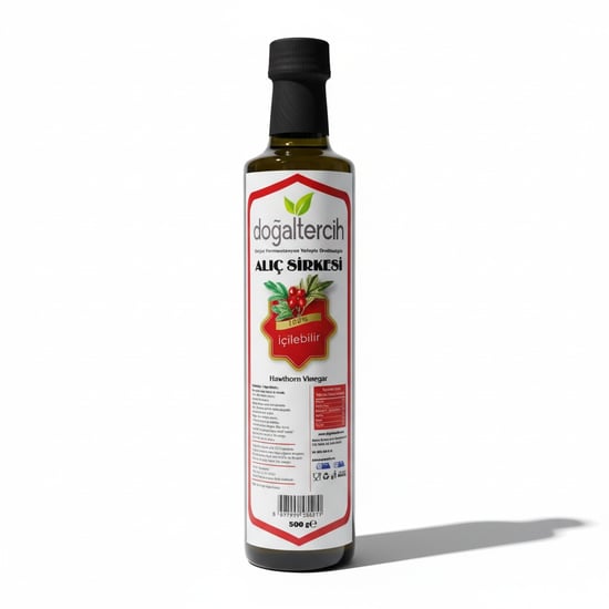 Doğaltercih İçilebilir Doğal Fermantasyon Alıç Sirkesi 500 Ml