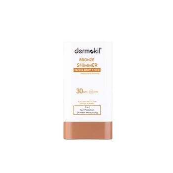 Dermokil Bronz İşıltı Nemlendirici Yüz ve Vücut Stick 30 Spf 20 G