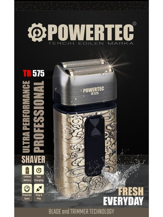 Powertec Tr-575 Profesyonel Günlük Sakal Tıraş Makinesi