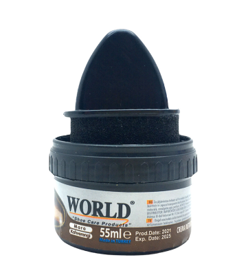 World ( 55ml ) ( Koyu Kahve ) Brown Ayakkabı Boyası