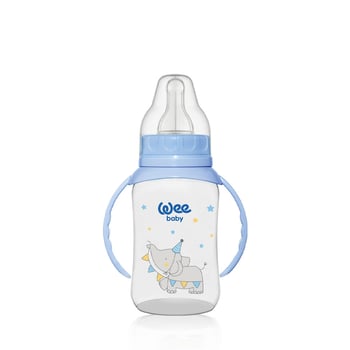 Wee Baby Klasik Kulplu Pp Biberon 150 Ml Mavi 6-18 Ay