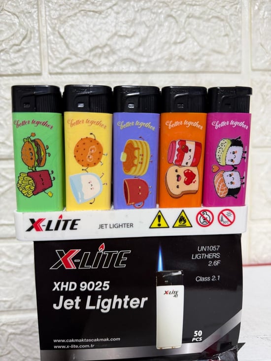 X-lite Jet Baskılı Çakmak *50 Pcs