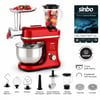 Sinbo Smx-2772 ( Kırmızı ) Standlı Mikser & Blender Seti (3in1)(kıyma Mak. Aparatı)(5 Kadem. Hız Ayar )(4.5lt Hazne & 1.5lt Blender)(1500w)