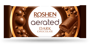 Roshen Aerated Bubble Dark Chocolate 80 Gr