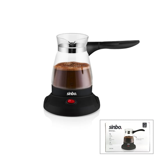 Sinbo Scm-2981 ( Cam ) Elektrikli Cezve (türk Kahve Makinesi & 5fincan=500ml) (kablosuz Kullanım& 360°döner) (600w)