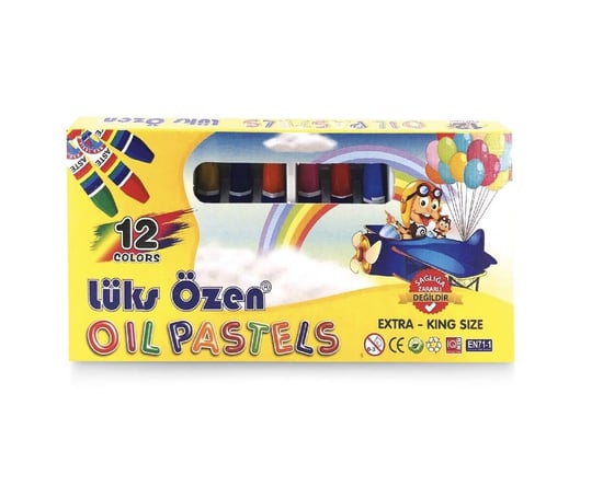 Lüks Özen 12 Renk Pastel Boya