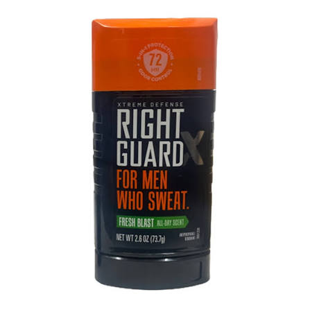 Right Guard Xtreme Defense Fresh Blast Deodorant Stick 2.6oz 73.7gr