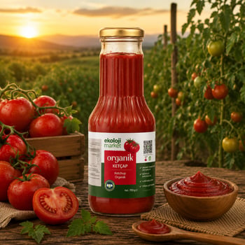 Organik Ketçap Tatlı 280 Gr.