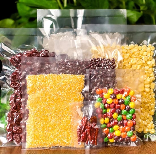 Private 5 KG 80 Micron Sadece Endüstriye Tip  Düz Gıda Vakum Poşeti 30X35 CM