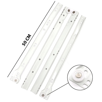 Flore Ersa Er-395 ( 50cm ) ( 2pcs Takım ) Çekmece Rayı