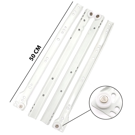 Flore Ersa Er-395 ( 50cm ) ( 2pcs Takım ) Çekmece Rayı