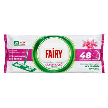 Fairy Yer Temizlik Havlusu  Lilyum Kapaklı 50 Ad.