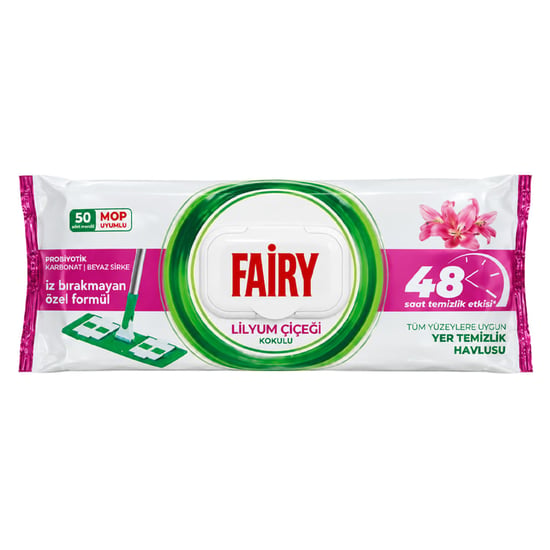 Fairy Yer Temizlik Havlusu  Lilyum Kapaklı 50 Ad.