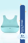 Wee Baby Nanninom Silikon Mama Önlüğü Mavi