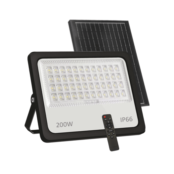 Cata 200w Solar Led Sokak Projektör Ct-4649 Beyaz Işık