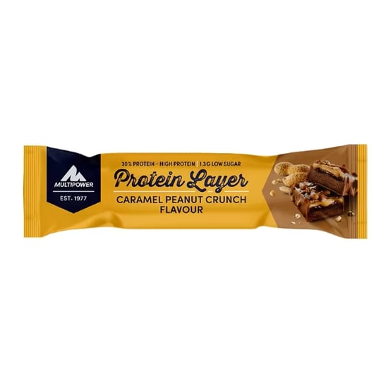 MULTİPOWER %33 PROTEİN LAYER CARAMEL PEANUT CRUNCH FLAVOUR 50 GR