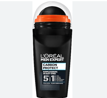 L'Oreal Paris Süper Carbon Protect Anti Perspirant 5'i 1 Arada Erkek Roll On 50..ml