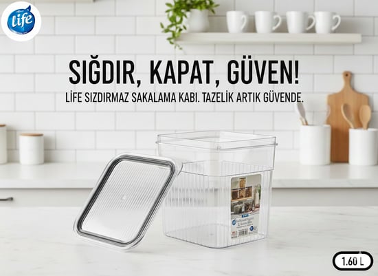 Life Sızdırmaz Saklama Kabı 1.60