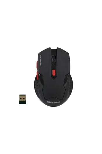 Classone WG100 Gaming Kablosuz Mouse 1600 DPI Siyah Kırmızı