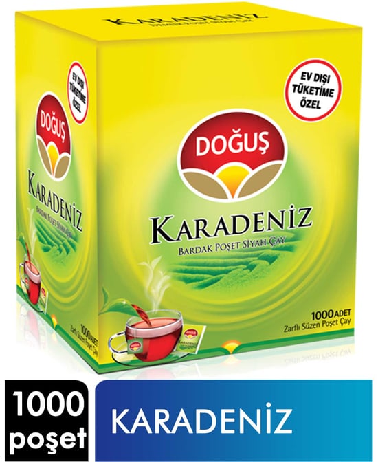 Doğuş Süzen Poşet Çay 1000 Poşet Karadeniz