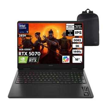 Hp Omen Slim 16-an0017nt Ultra 9-285h 32-gbddr5 1 Tbssd Rtx5070 (8gb-gddr7) 16" 2k 144hz Windows 11