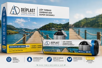 Deiplast Jumbo Boy 80x110 Cm Endüstriyel Çöp Torbası J300