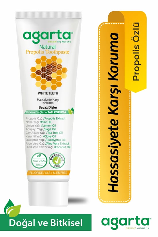 Doğal Propolisli Florürsüz Diş Macunu 100 Ml