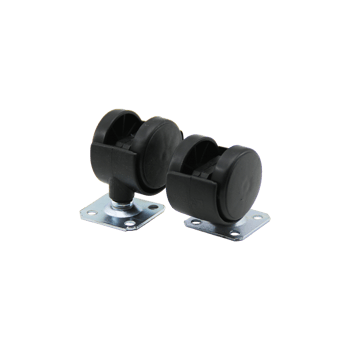 Erect Erc-005 ( Düz Döner Tablalı & 40mm ) Çiftli Plastik Teker