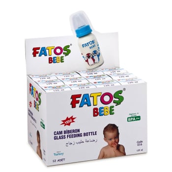 Fatoş Bebe-016 ( Cam & 125ml ) Biberon