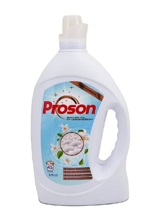 Proson Sıvı Çamaşır Deterjanı 2750 Ml Beyazlar İçin