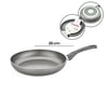Papilla Fred ( Frying Pan ) ( 26 Cm ) ( Maxi ) ( Granit Tava ) ( Gri Kırçıllı ) ( Tek Saplı ) ( Brkt-705700 )