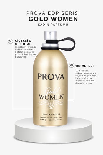 Prova Gold Women Edp Çiçeksi Kadın Parfüm 100 Ml