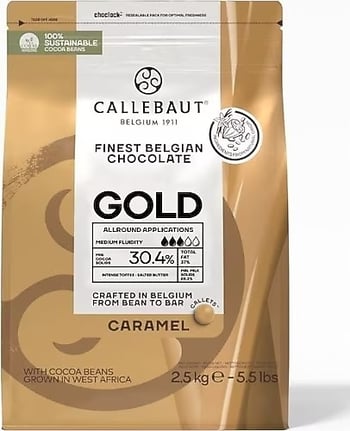 Callebaut Drop Gold Karamel 2.5 Kg