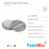10 X Poundmax Ag10, Lr54,1,5v Alkalin Düğme Pil