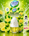 Ilgaz Fuji Limon Kokulu Dekoratif Ortam Kokusu 100 Ml | Pure Lime Kalıcı Kavanoz Koku