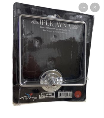 İpek Krom Kare Havluluk Yapışkanlı