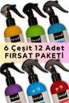 Farnia 12'li 6 Farklı Koku Oda Spreyi Fırsat Paketi Seti 12 Adet X 350 Ml