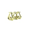 İ12-125 ( Elma - Kalp & Büyük ) ( Gold & Seramik ) Biblo & Dekoratif Süs Eşyası