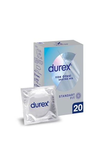 Durex Yok Ötesi Ekstra His 20'li İnce Prezervatif Avantaj Paketi