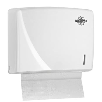 Rulopak Modern Z Katlama Kağıt Havlu Dispenseri 200'lü Beyaz
