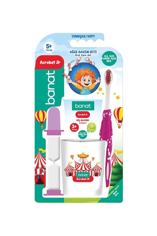Banat Acrobat Çocuk Ağız Bakım Seti