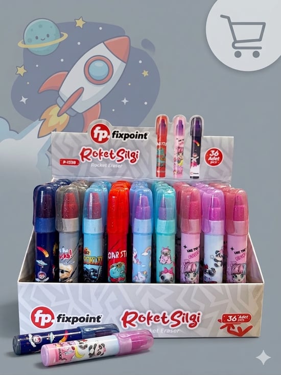 Fixpoint Roket Silgi P-1338 36lı Paket