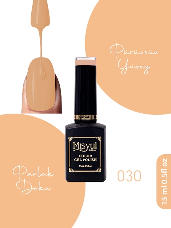 Misyul Uv Led Kalıcı Oje Nail Art 15 Ml 030